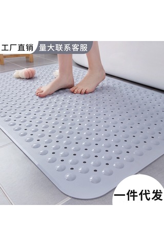 Ranyeek Ev Banyo Tırnaklı Paspas Yeşil 80x80 Cm, Pvc Materyal, Doku Dolu, Kayganlık Önleyici, Evde Kullanıma Uygun, Konforlu Ve Sağlıklı Çok Renkli