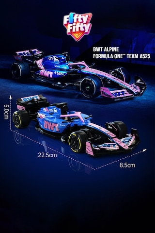 Cada Bwt Alpıne F1 Formula Aracı 1/24 Scale -c55024w 300 Parça Oyuncak Yapım Seti Blok