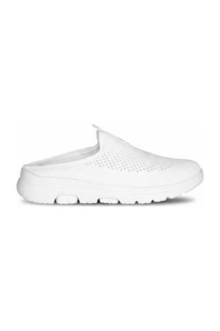 Noka Kadın Spor Terlik Memory Foam Tabanlı Beyaz