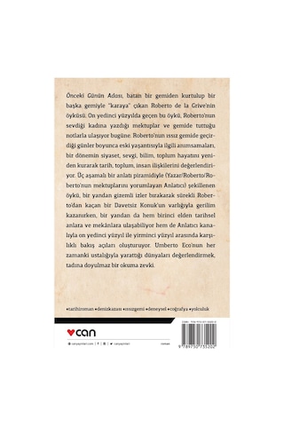 Önceki Günün Adası - Umberto Eco - Can Yayınları