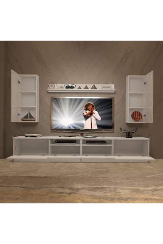 Decoraktiv Trendstyle 5220das Mdf Tv Ünitesi Tv Sehpası Beyaz