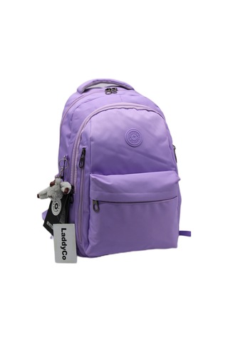 Modern Günlük Okul Sırt Çantası Suya Dayanıklı Unisex Okul Çantası 2500 Lila Mor