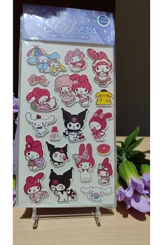 Sevimli Karakter Kuromi Temali Sticker