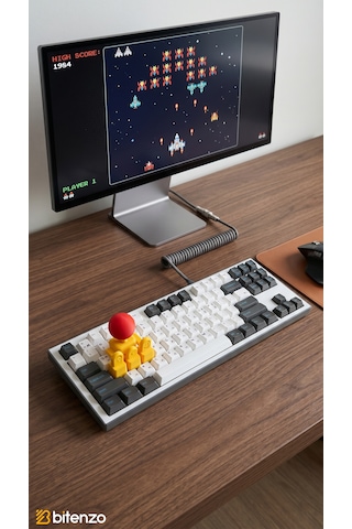 Mekanik Klavye Wasd Joystick Aparatı - Fps Ve Macera Oyunları İçin Arcade Kontrol Adaptörü