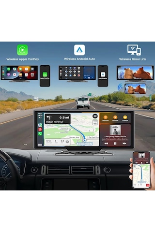 128gb Android Auto Car Play 10" 2k 1440p Araç İçi Kamera