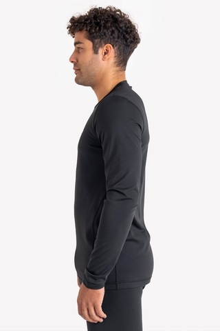 Lescon Siyah Erkek İçlik Uzun Kol Üst 23k-1038