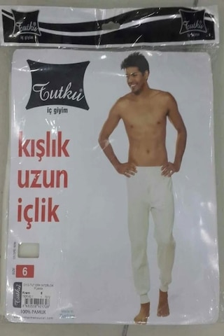 Erkek Kışlık İnterlok Pamuk'lu Alt Uzun İçlik 0113 - 1 Adet 001