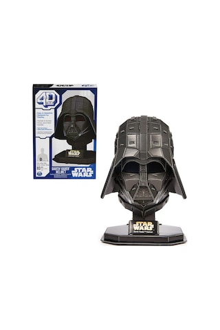 4d Build - Star Wars Darth Vader Kaskı - Kaliteli Kartondan Detaylı 3d Model Kiti, 83 Parça, 12 Yaşından İtibaren Star Wars Hayranları İçin