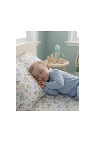 Bambu Müslin Karışımı Dinozor Desenli Bebek Nevresim Takımı 4 Lü Set Ekru - 793086240 Ekru Bambu Müslin Karışımı Dinozor Desenli Bebek Nevresim Takımı 4 Lü Set Ekru - 793086240 Ekru