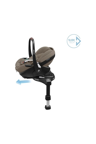 Maxi-Cosi Pebble 360 Pro Dünyanın Ilk Kızaklı, Araç Dışına Çıkabilen Adac'lı 360 Dönebilen Tam Yatabilen Isofix Bazalı Ana Kucağı ve Bebek Oto Koltuğu 0-13 kg Twillic Truffle