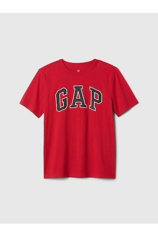 Gap 708370000 V-bas Ss Logo Tee Erkek Çocuk Tişört Kırmızı