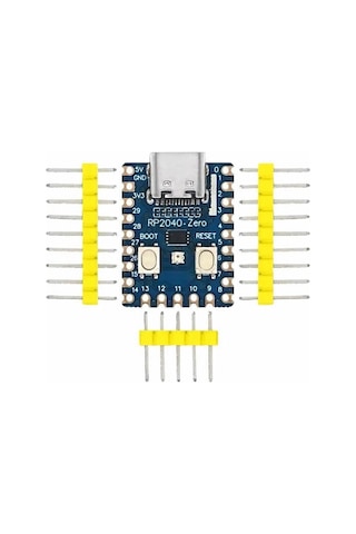 Raspberry Pi Zero Rp2040 Lehimsiz Dual Core 133mhz 2mb Modül Type C Mini Bilgisayar Geliştirme Kar