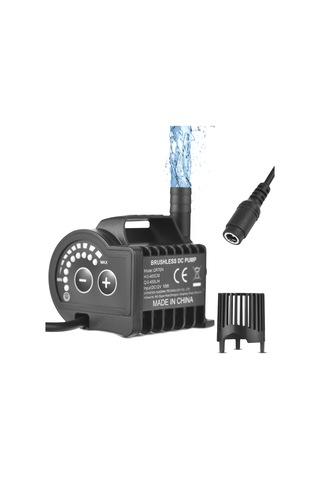 Reedark 12v Elektrikli Minyatür Pompa Qr70h - 8 Seviye Hız Regülasyonlu, 450l/h Akış, 4m Yükseliş, Su Kısıtı Korumalı, Balık Tankı/baraj İçin