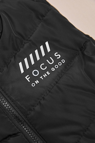 Fullamoda Focus Baskılı Erkek Çocuk Şişme Yelek Siyah