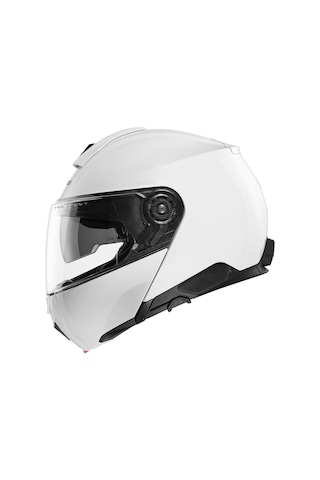 Schuberth C5 Glossy White Çene Açılır Motosiklet Kaskı Beyaz