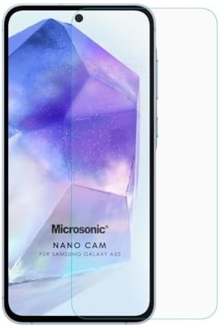 Galaxy A55 Nano Glass Cam Ekran Koruyucu Galaxy A55 İle Uyumlu Ekran Koruyucu - Şeffaf