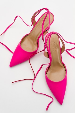 Luvishoes Bonje Fuşya Kadın Topuklu Ayakkabı Fuşya