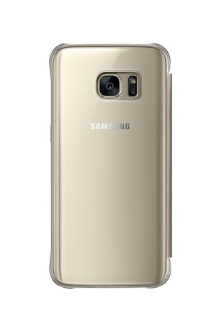 Samsung Uyumlu S7 Cep Telefonu Kılıfı, Şeffaf Altın Sku: Smgstk0f33f952b8