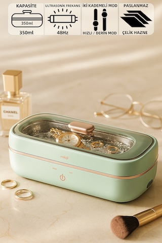 Mioji Mio Uv1c Takı Saat Gözlük Temizleyici Yeşil