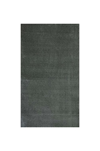 Koyu Gri Mikro Polyester Kaymaz Taban Shaggy Halı, 100 X 100 Cm Açık Indigo