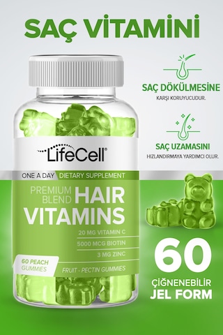 Lifecell Hair Vitamins 60 Tablet
