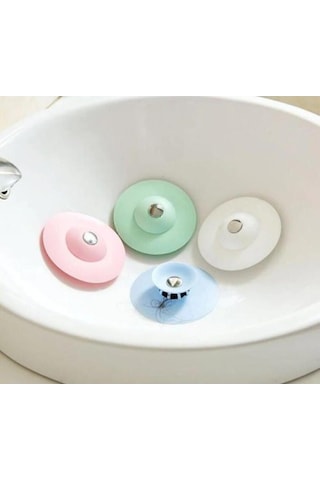 Seahome Silikon Lavabo Ve Küvet Tıkacı Süzgeç, 2 Fonksiyonlu Gider Kapatıcı Ufo Süzgeç 1 Adet Kd-00415 Genel