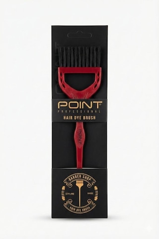 Point Ergonomik Tasarım Boya Fırçası Düz Ağız Kırmızı Sbf-032