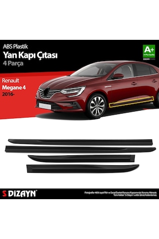 S-dizayn Megane 4 Yan Kapı Çıtası Plastik Oem Still 2016 Üzeri