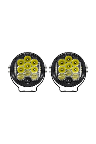 2pcs 3inç Led Sürüş Işığı 75w 15000lm Çalışma Işığı K22845w-2