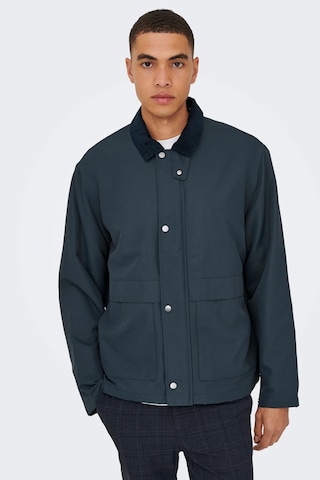 Only & Sons Onskosmo Erkek Lacivert Ceket Mont - 22034856 Lacivert