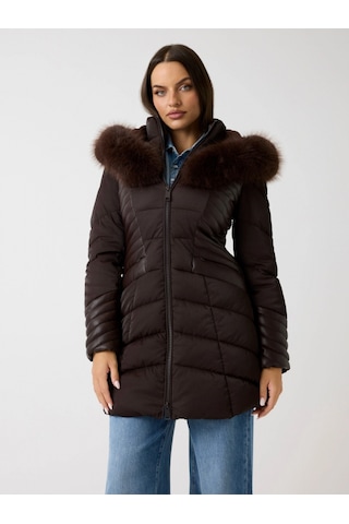 Guess New Oxana Kadın Kahverengi Mont W4bl61wglz0-g1eb Kahverengi