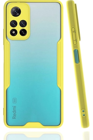 Newface Xiaomi Redmi Note 11 Pro Plus 5g Kılıf Platin Silikon - Sarı