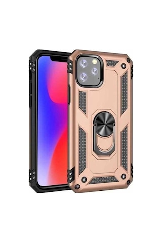 Apple Uyumlu iPhone 11 Pro Kılıf Zore Vega Kapak Gold