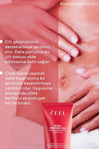 The Ceel Kafein & Üzüm Çekirdeği Yağı Sıkılaştırıcı Vücut Bakım Jeli 250 ML