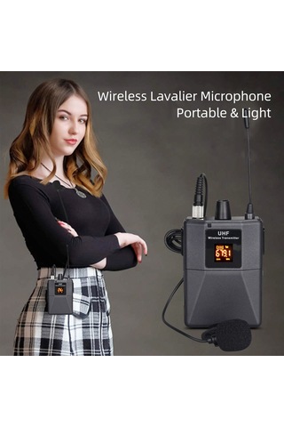 Reedark Kablosuz Mikrofon Sistemi - Dslr, Akıllı Telefon Ve Hoparlör Uyumlu, 50m Menzilli, Net Ses Kalitesi