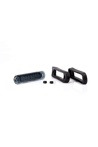 Frıstom Ft-073 Dark Long 8 Ledli Pozisyon Lamba Ledli Turuncu 12v - 36v 0,15 Mt Siyah Lastik Contalı