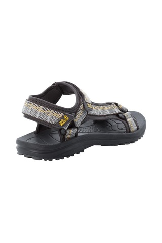Jack Wolfskin 4052011 Wave Breaker M Asphalt Erkek Sandalet Gri