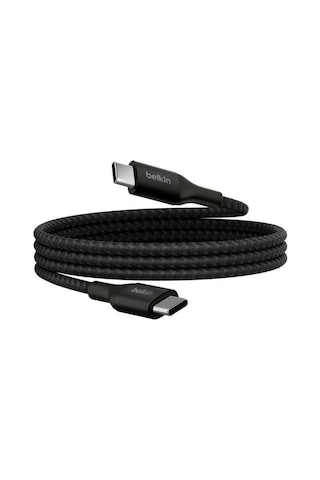 Belkin Cab015bt1mbk Boostcharge Örgülü Usb-c To Usb-c 240w Şarj Kablosu 1m - Siyah