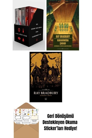 Kara Dörtleme Kutu Set 4 Kitap + Karahindiba Şarabı + Sonbahar Ülkesi