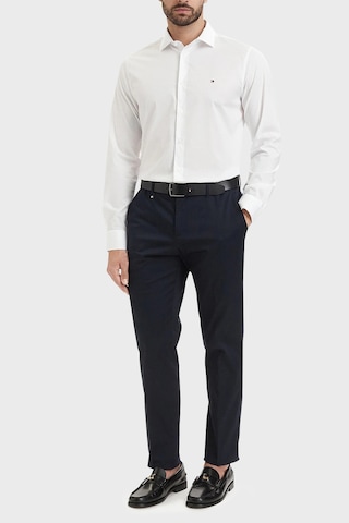 Tommy Hilfiger Pamuklu Slim Fit Uzun Kollu Gömlek Erkek Gömlek Mw0mw43749 Ybr Beyaz