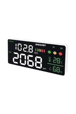 Levenhuk Wezzer Air Pro Cn20 Hava Kalitesi Kirlilik Termometresi