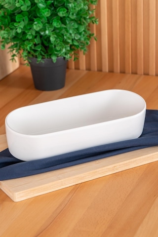 Acar Bianco Perla Oval Salata Kase - 26 Cm