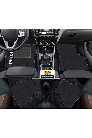 Audi A6 2019+ Ve Rs6 Avant Siyah Halı Siyah Kenar Petek Topuk