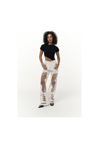 Mai Collection Mai Studios Co. Norris Asimetrik Siyah Crop Siyah