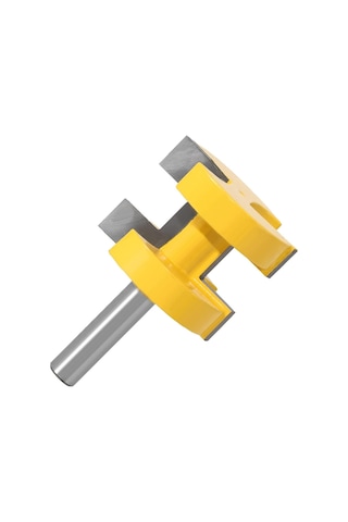 Xiaochen 2 Adet Tslot Kare Diş Tenon Kesici Set Gravürlü Karbür Kesici Ahşap İşleme Kanal Aracı 8mm Shank