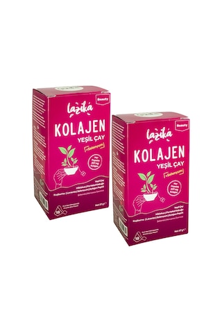 Lazika Kolajen Piramit Poşet Yeşil Çay 2 X 18 Poşet