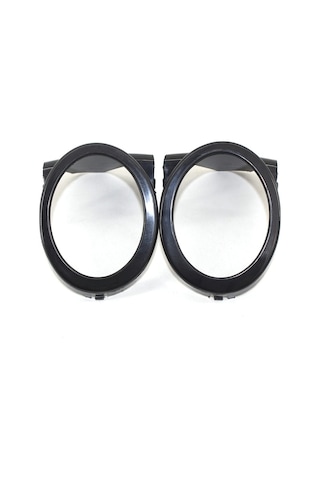 Supermarket1 Bmw 3 E46 M3 2000-2005 İçin Tek Delik Sis Lambası Çerçevesi Seti - Dayanıklı Plastik, Kolay Kurulum, Siyah