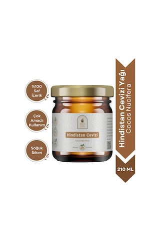 Hindistan Cevizi Yağı 210 Ml. %100 Saf