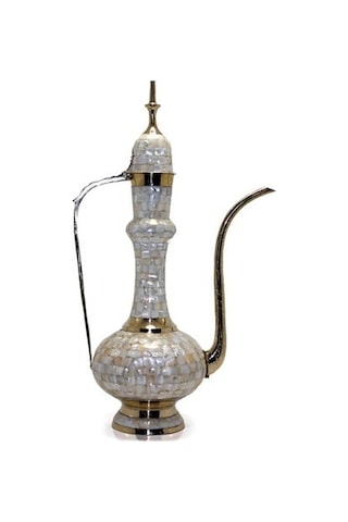 Pirinç Sedefli İbrik 55 Cm