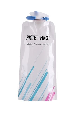 Pıctet.fıno 700 ML Katlanabilir Spor Şişe Gıdaya Uygun Dış Mekan İçme Şişesi - Beyaz
